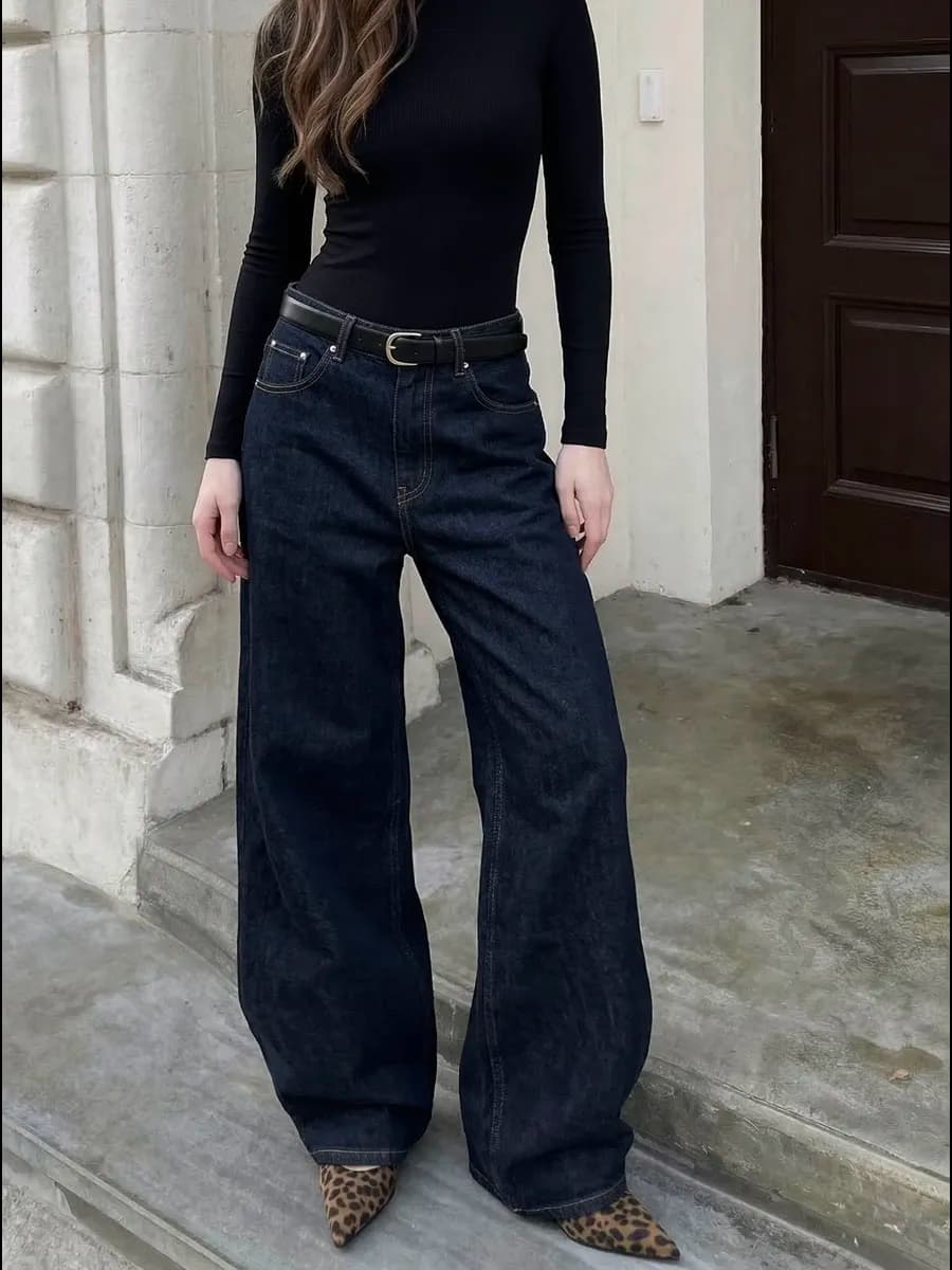 Джинсы широкие багги BAGGY 333 Индиго